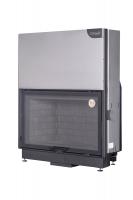 Топка Экокамин Вега 1200 РB принтинг черный шамот подовое горение