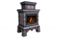 Камин КимрПечь Кострома пристенный двухъярусный Март