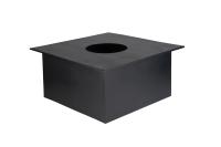 КПД ЧЕРНЫЙ Потолочно проходной узел 0,7мм 450х450 ф200 под стакан