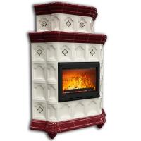 КимрПечь Истра угловой двухъярусный Вишня (комплектация: Ладья-700)