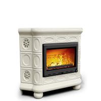 КимрПечь Медальон угловой Ваниль. Печь отопительная (топка: Ладья-600)