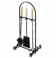 Набор каминный Мета НКА-12 черн.