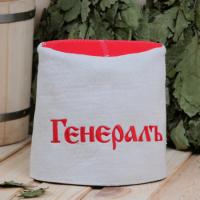Шапка Рушер папаха "Генерал" белая 
