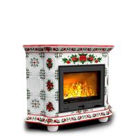 КимрПечь Прованс угловой Маки. Камин   (топка: Ладья-700)