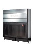 Каминная топка Экокамин ВЕГА 1600 PB чёрный шамот подовое горение