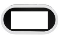 Портал Ellipse - Белый с черным (ширина 1450 мм)