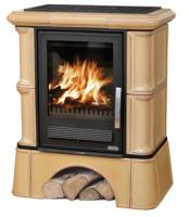 Печь-камин ABX Bavaria K, с кафельным цоколем