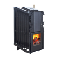 Печь для бани Варвара Терма Каменка укороченная глухая дверка