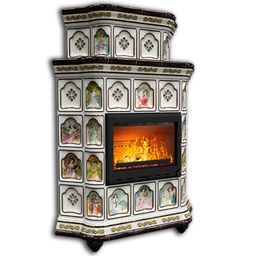 КимрПечь Истра угловой двухъярусный Муха (комплектация: Ладья-600)