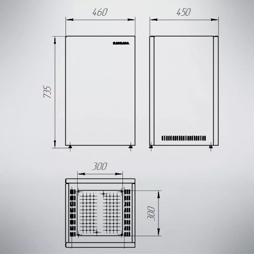  Печь Ева - А6 (электрокаменка Варвара)