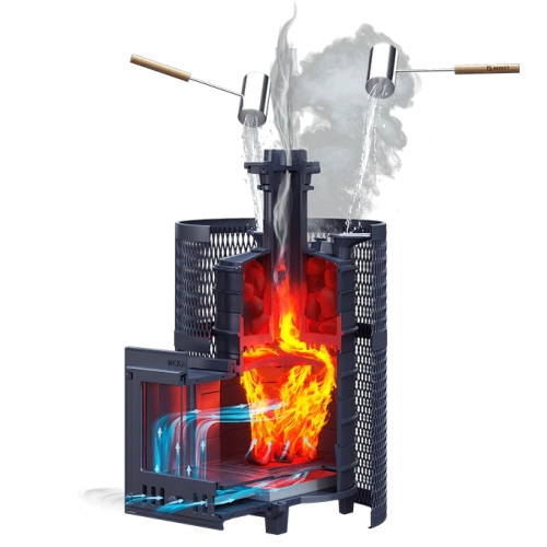 Печь для бани Технолит Искандер ЗК 18 (M) Ураган