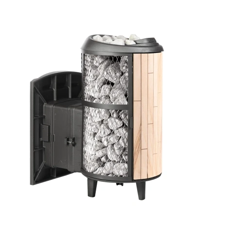 Печь для бани Атмосфера L до 20 м³ с комбинированной облицовкой ПроМеталл