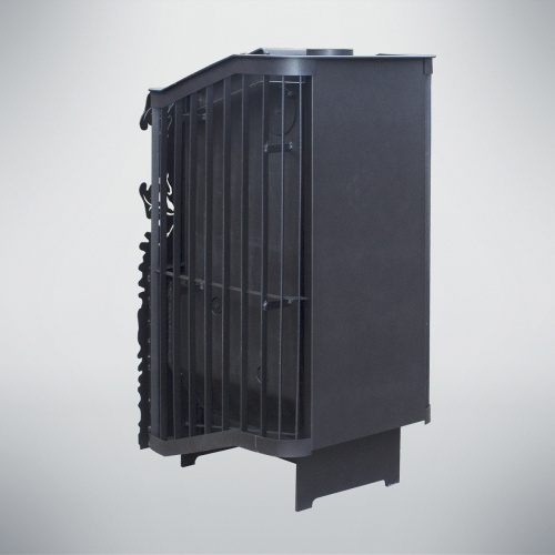 Печь для бани Варвара Терма Каменка мини укороченная стекло