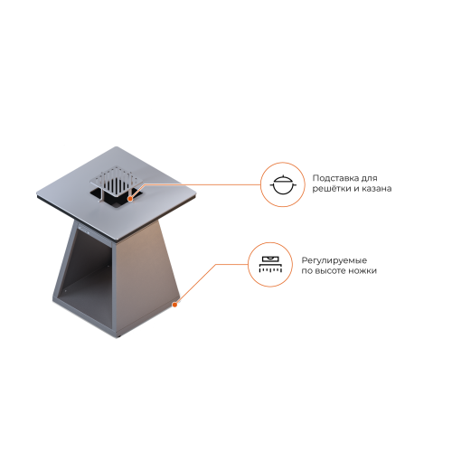 Очаг Gratar Expert EGO 740PYR