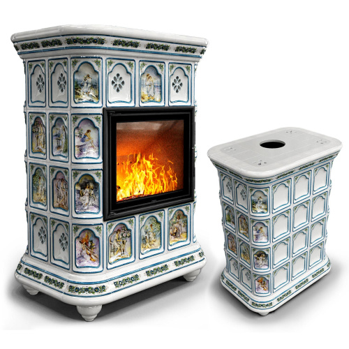 КимрПечь Истра центральный Фантазия (комплектация: Облицовка для топки МЛ 700)