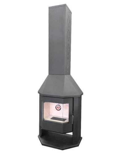 Камин Экокамин Мюнхен пристенный ГИГАНТ графит PKN195