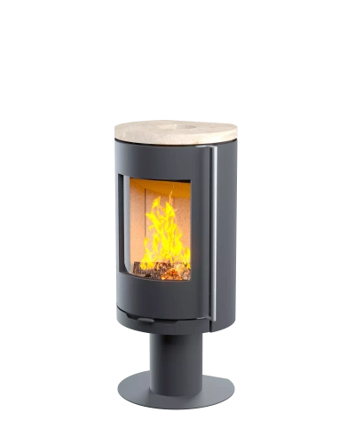 Печь-камин АСТОВ ASTOV R1 N (прямая задняя стенка)