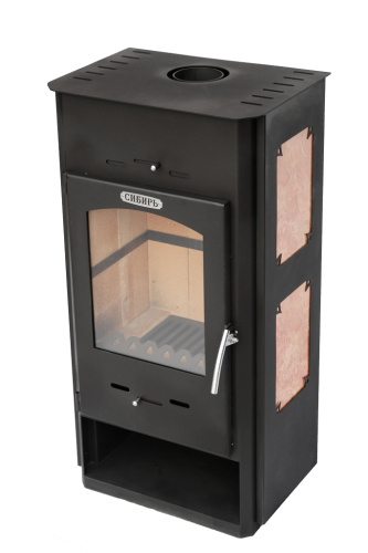 Печь-камин НМК стальная "Сибирь" 8 кВт