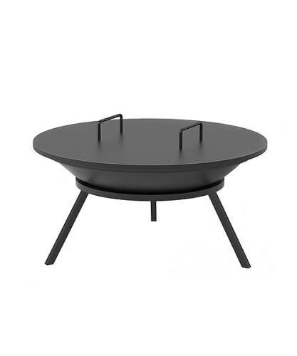 Чаша Везувий чугунная костровая Fantastic Ø 700 Стандарт (чаша+подставка+крышка)