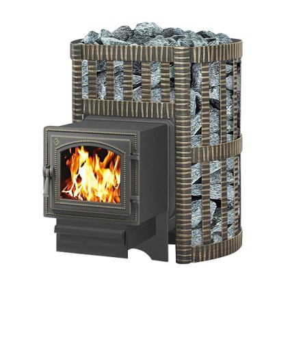 Печь для бани Везувий Легенда ковка 12 (260)