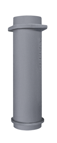 Труба Технолит верхняя/нижняя чугунная для шибера (м/п; м/м)