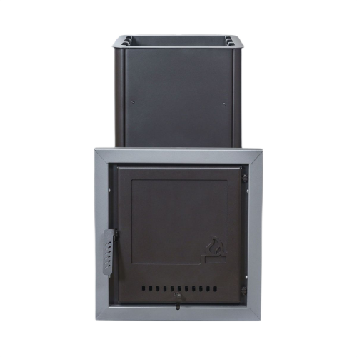 Печь для бани Варвара Паленица с навесным баком глухая дверка