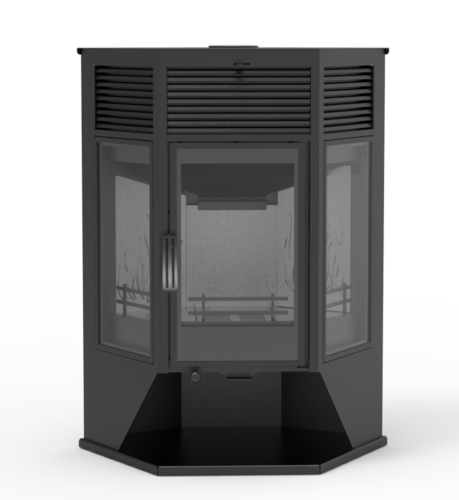 Печь-камин BLACK STOVE Hors-13 (Хорс 13)