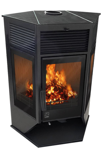 Печь-камин BLACK STOVE Hors-13 (Хорс 13)