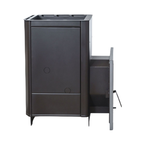 Печь для бани Варвара Паленица с навесным баком глухая дверка