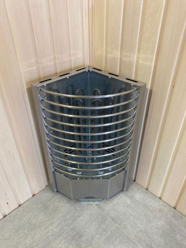 Печь Олимпия 6 кВт (6-10 м3) Угловая РЭК Ресурс электрокаменка ЭКМ