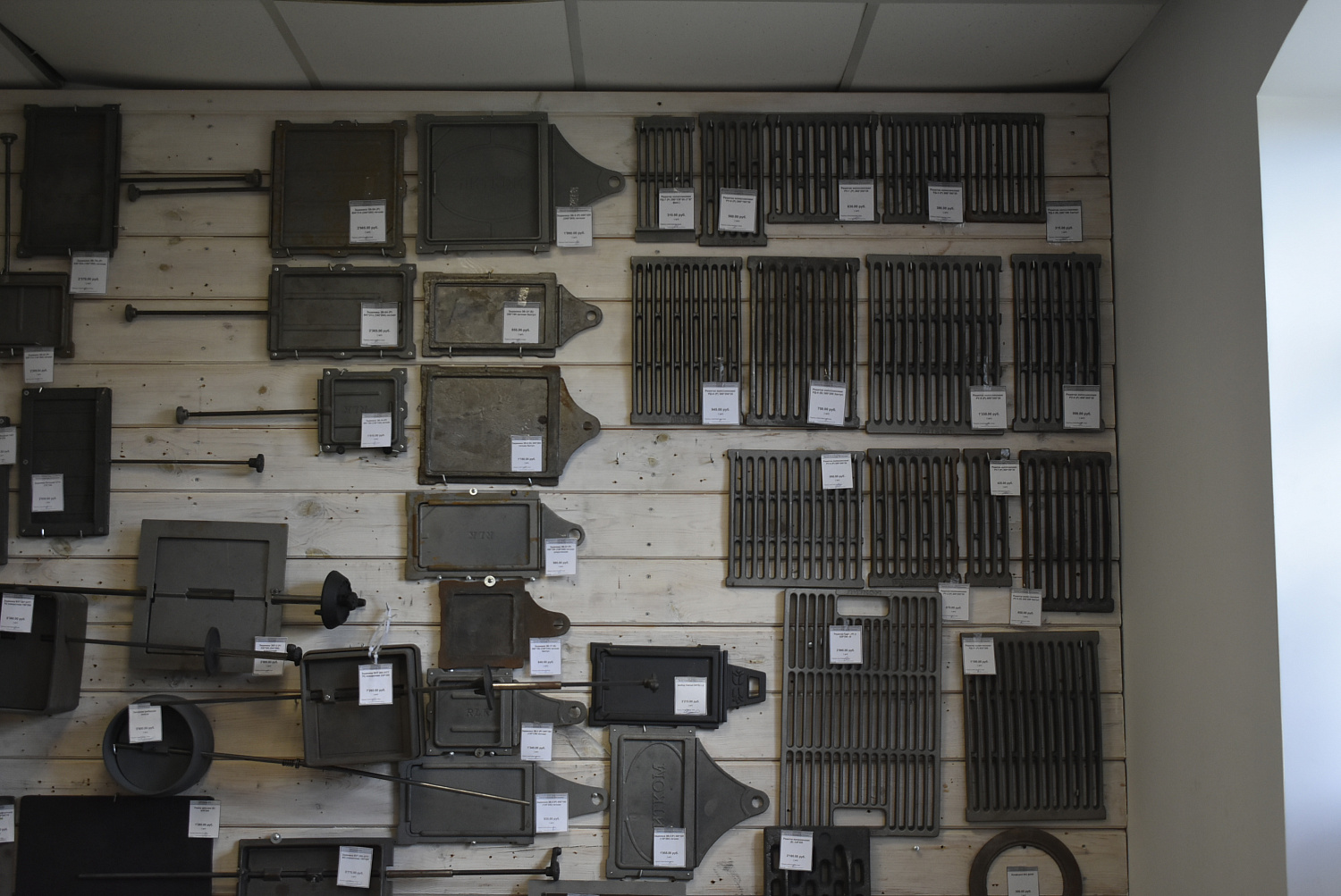 Огромный выбор печного литья и кирпича!