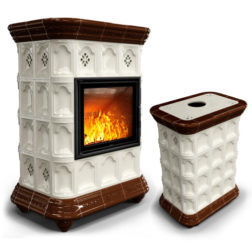 КимрПечь Истра центральный двухъярусный Шоколад (комплектация: Астов-МЛ700)